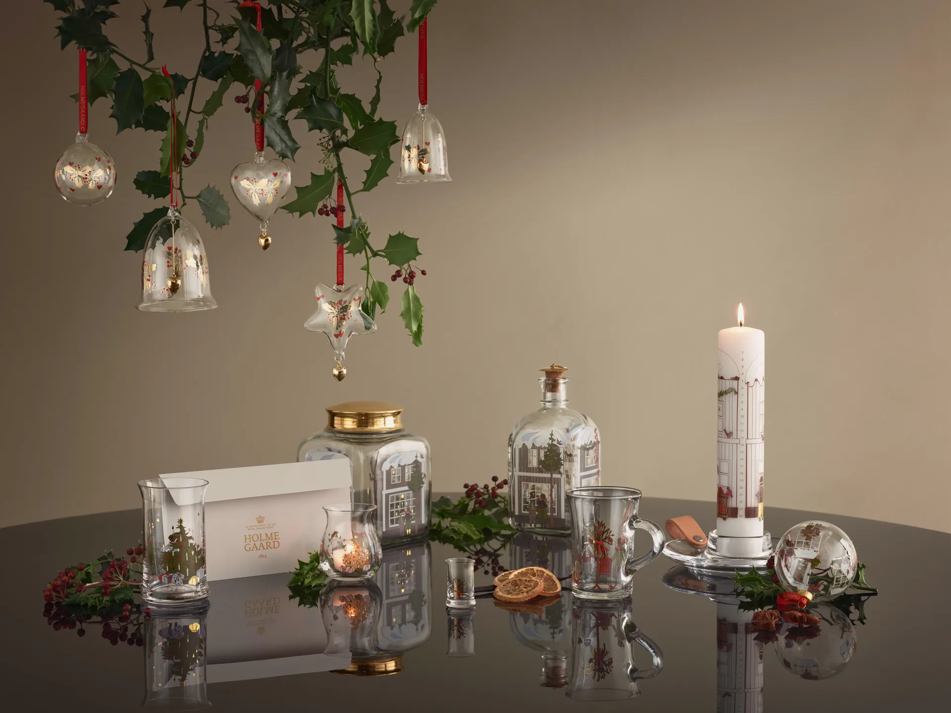 Holmegaard Christmas drinking glass 28 cl, 2022 Holmegaard