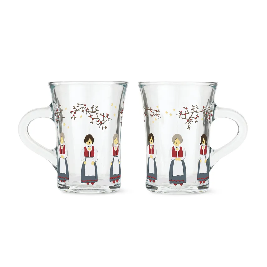 Holmegaard Christmas hot drink glass 24 cl 2-pack, 2021 Holmegaard