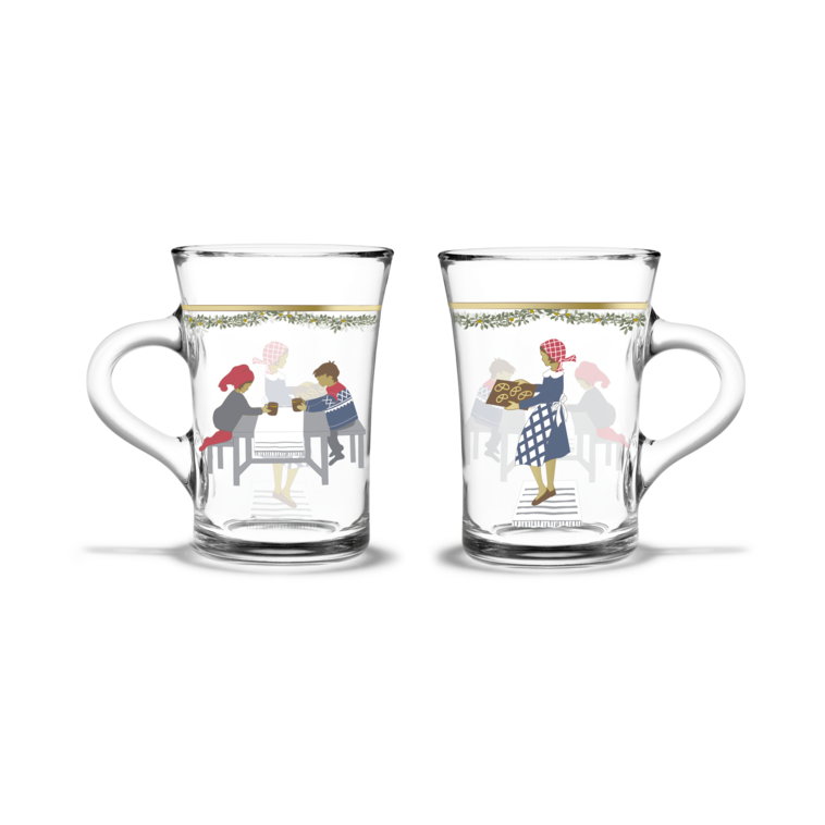Holmegaard Christmas hot drink glass 24 cl 2-pack 2024
