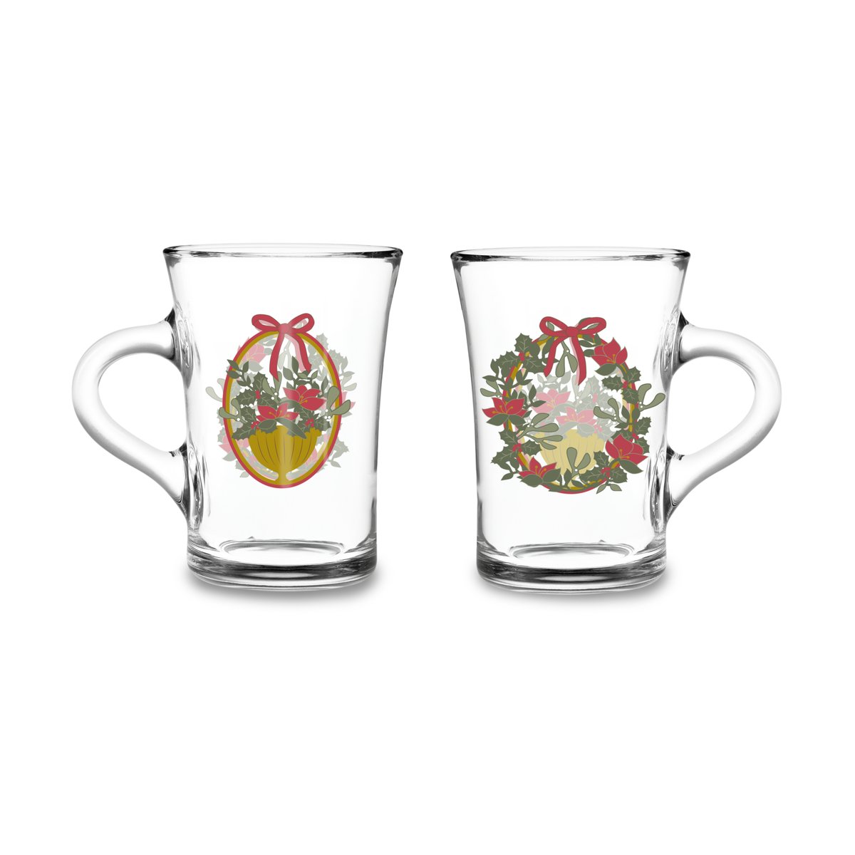 Holmegaard Christmas hot drink glass 24 cl 2-pack 2025