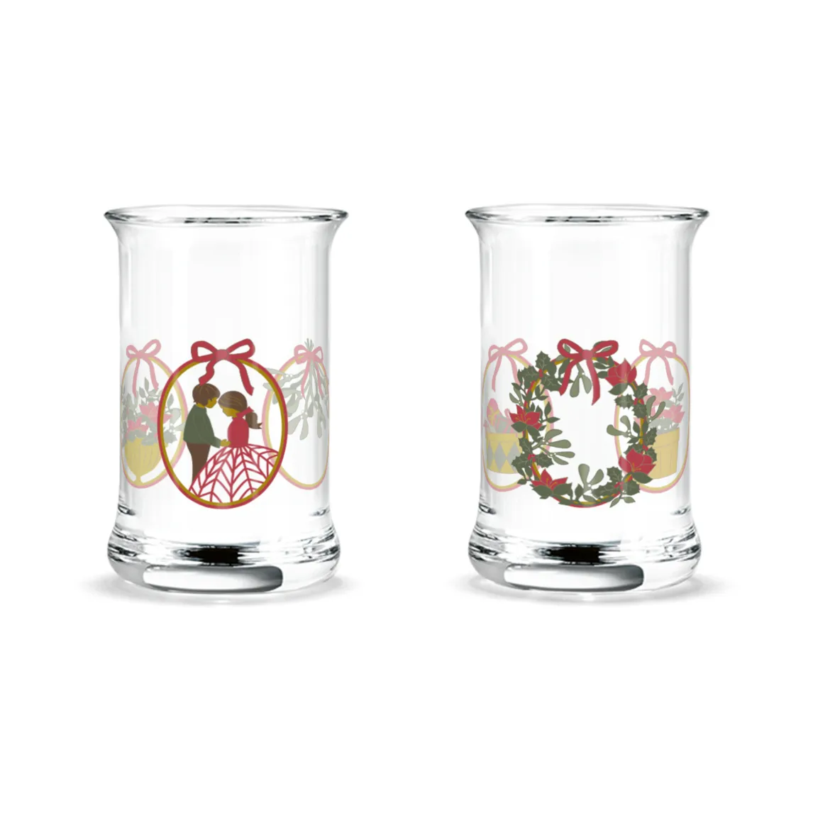 Holmegaard Christmas snaps glass 2-pack 2025 | Scandinavian Design | Shot glasses | Multi