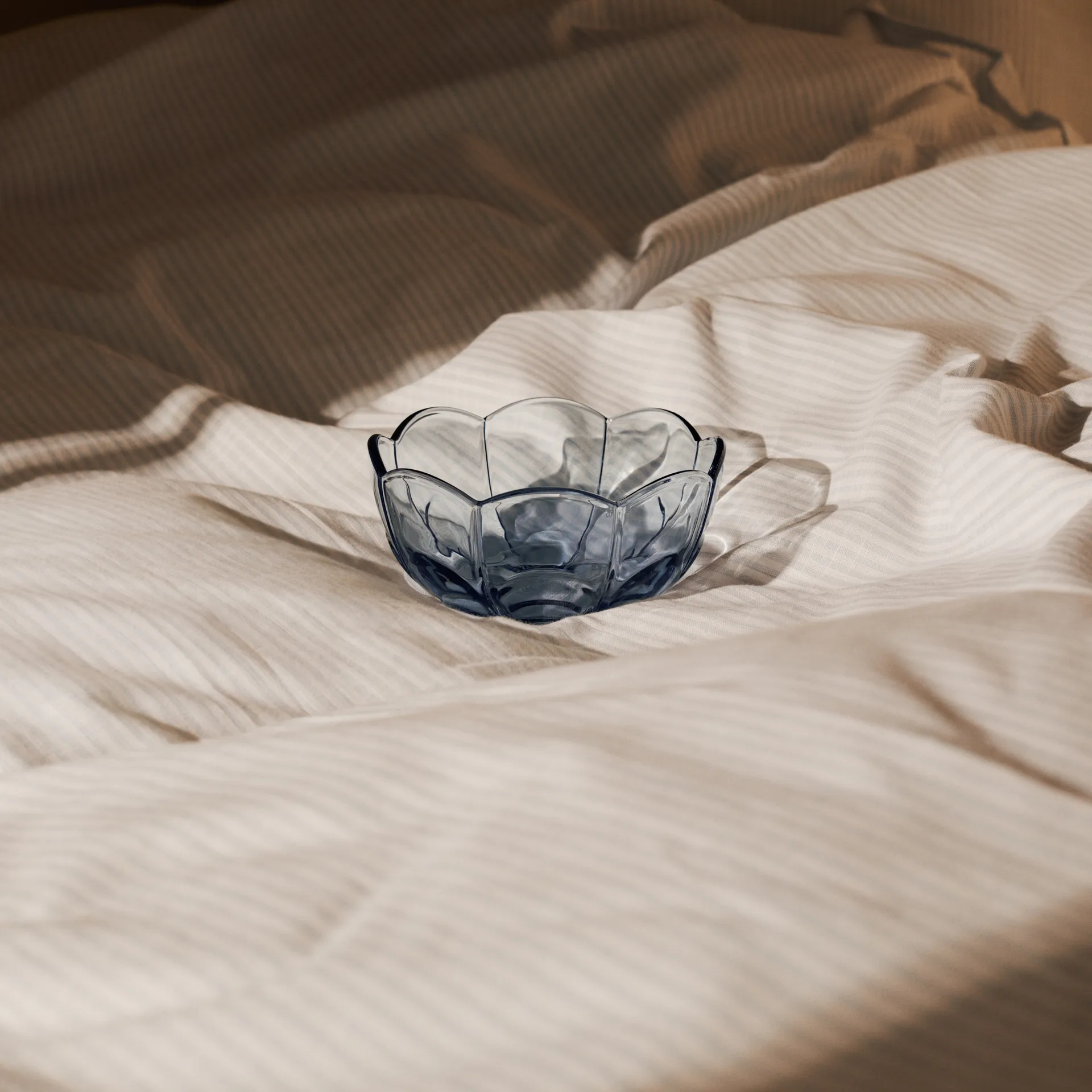 Lily bowl Ø13 cm 2-pack, Blue iris Holmegaard