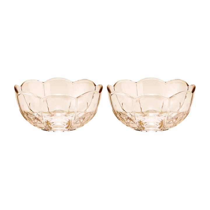 Lily bowl Ø13 cm 2-pack - Toffee rose - Holmegaard