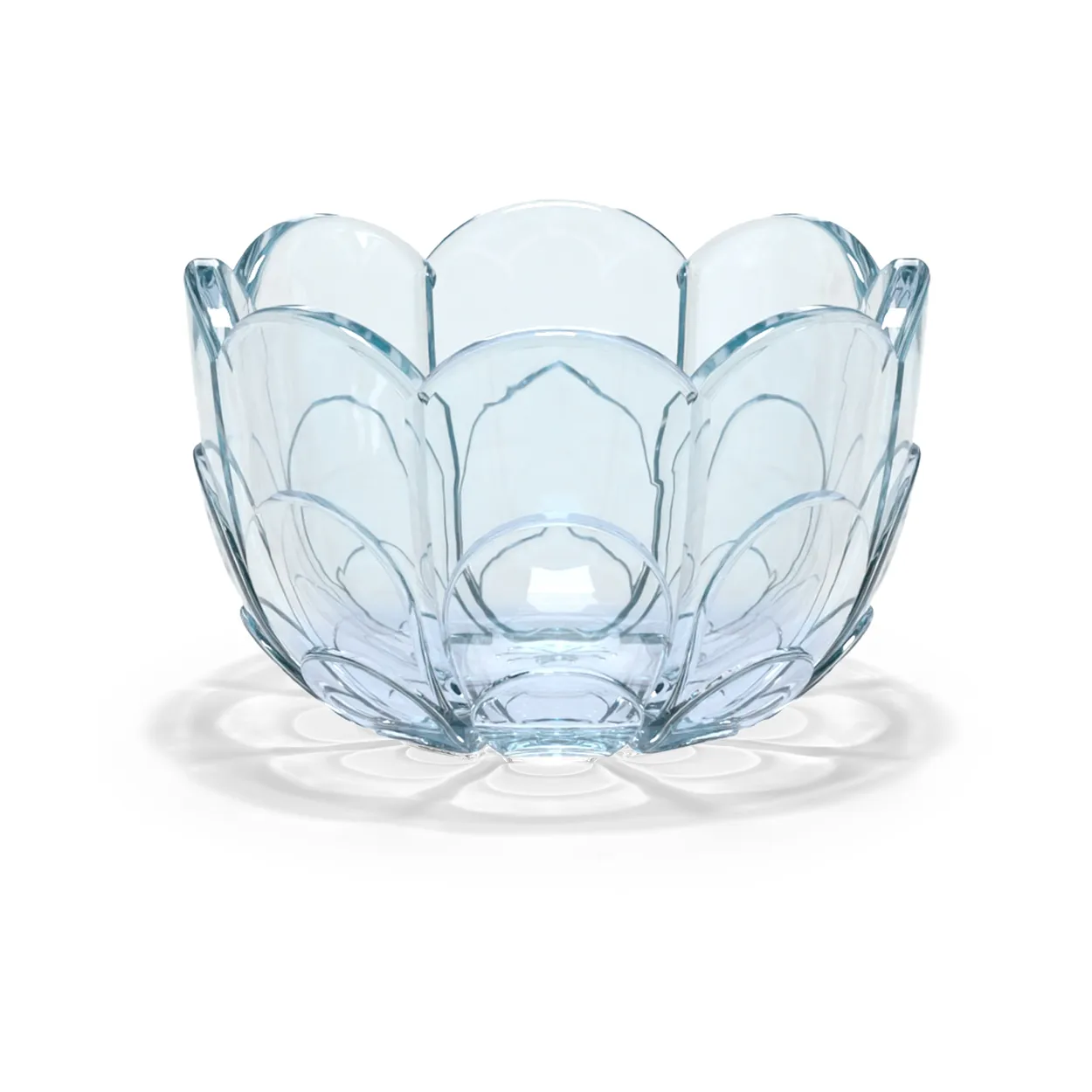 Holmegaard Lily candle holder o7 cm Blue iris | Scandinavian Design | Tea light holders, lanterns & candle dishes | Blue
