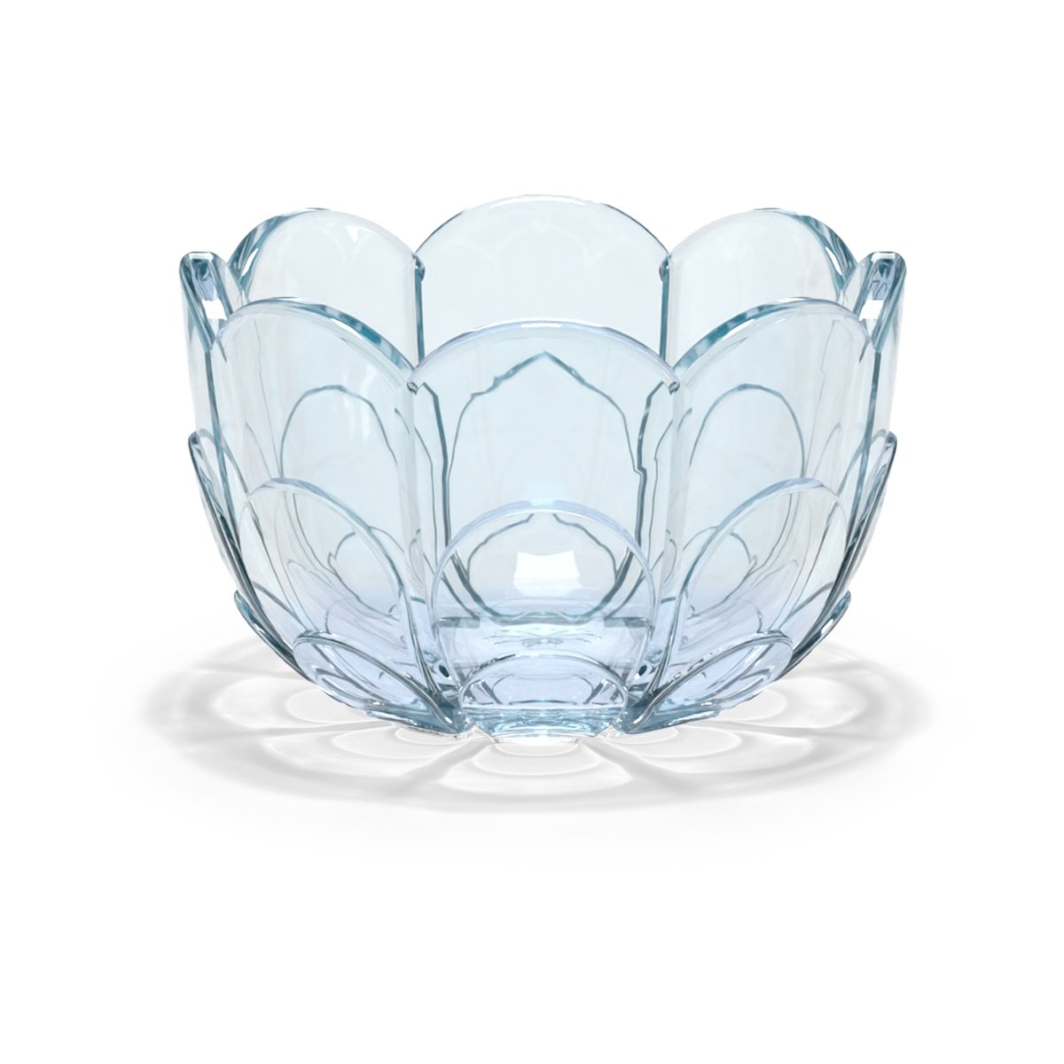 Holmegaard Lily candle holder o7 cm Blue iris | Scandinavian Design | Tea light holders, lanterns & candle dishes | Blue