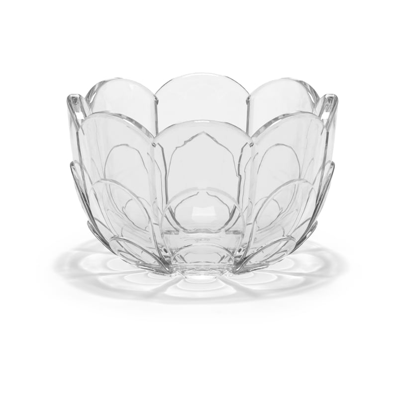 Holmegaard Lily candle holder Ø7 cm Clear