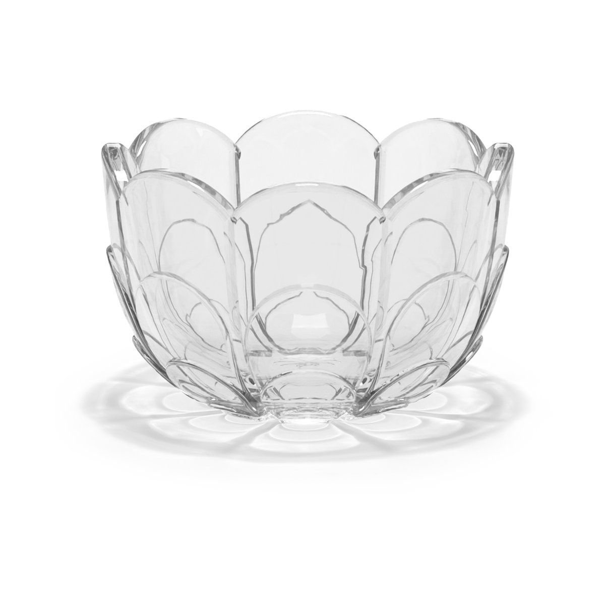 Holmegaard Lily candle holder Ø7 cm Clear