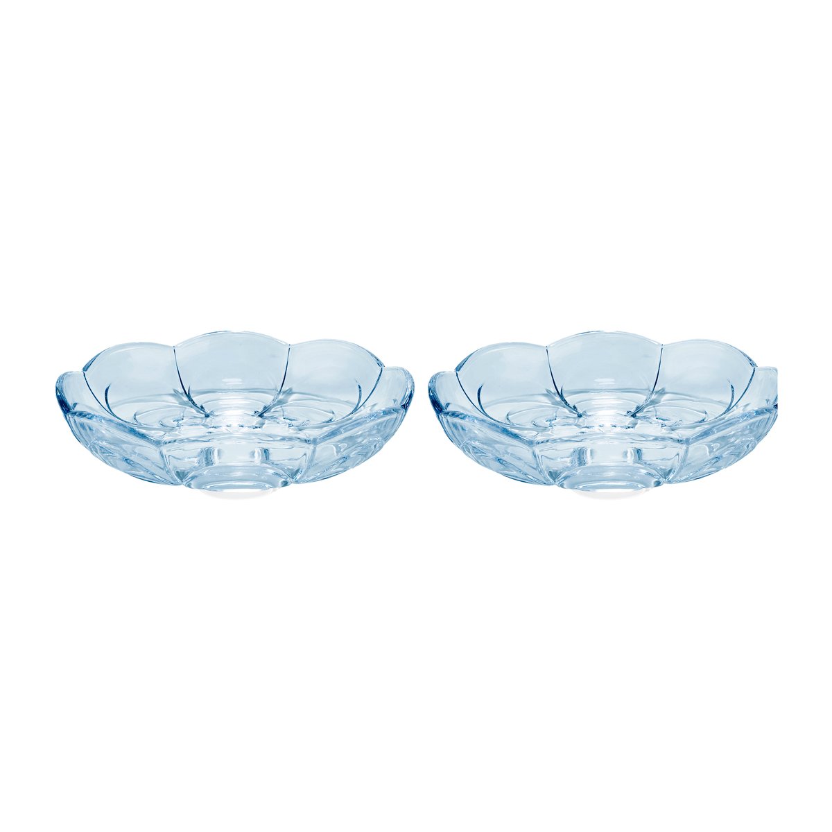 Holmegaard Lily dessert plate o16 cm 2-pack Blue iris