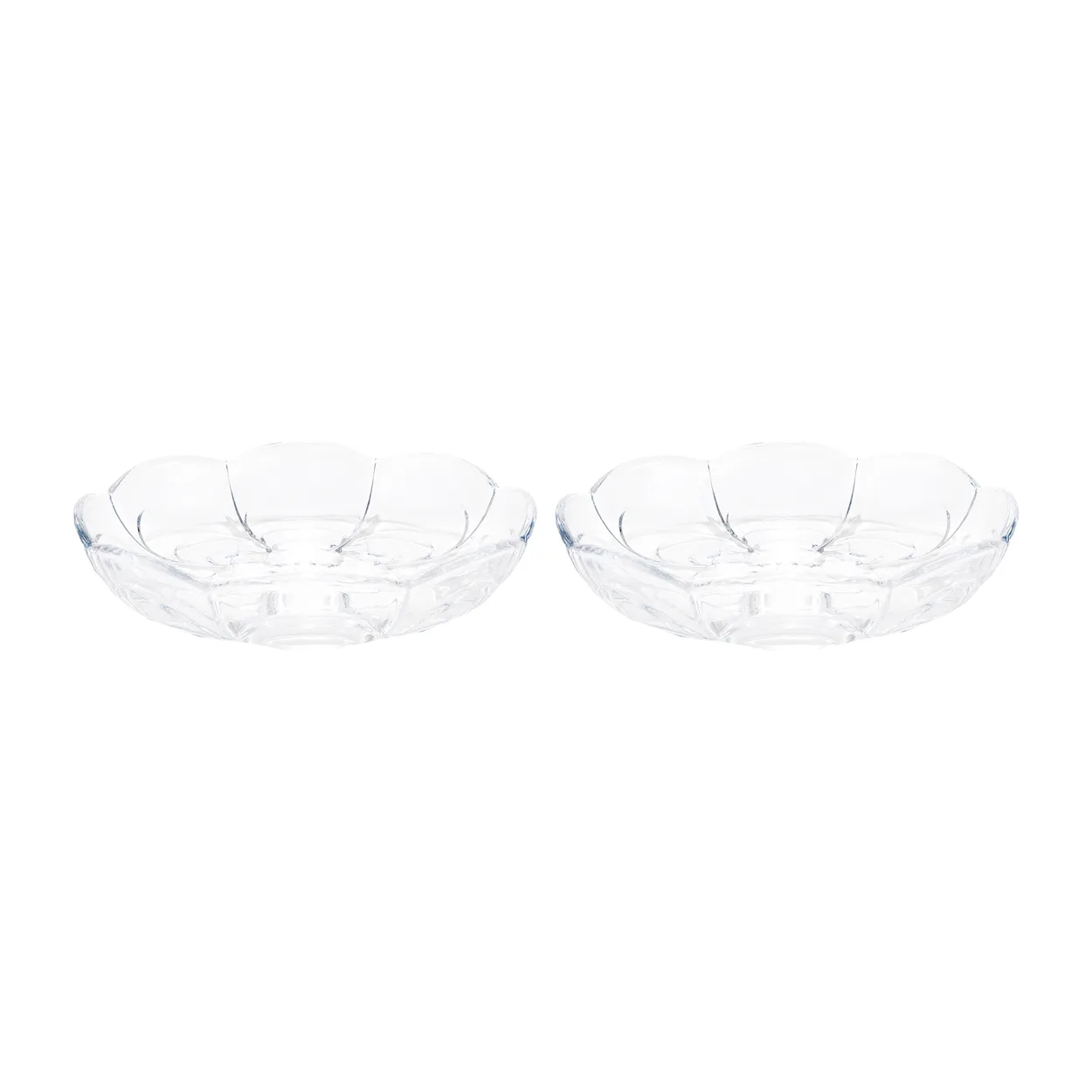 Holmegaard Lily dessert plate o16 cm 2-pack Clear | Scandinavian Design | Small plates & side plates | Transparent