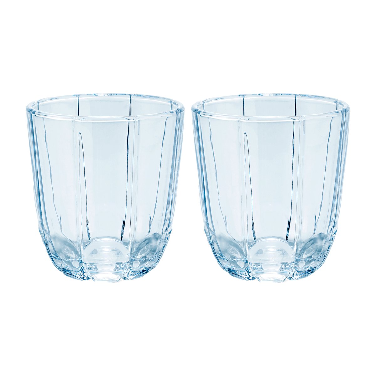 Holmegaard Lily drinking glass 32 cl 2-pack Blue iris