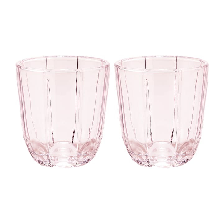 Lily drinking glass 32 cl 2-pack - Cherry blossom - Holmegaard