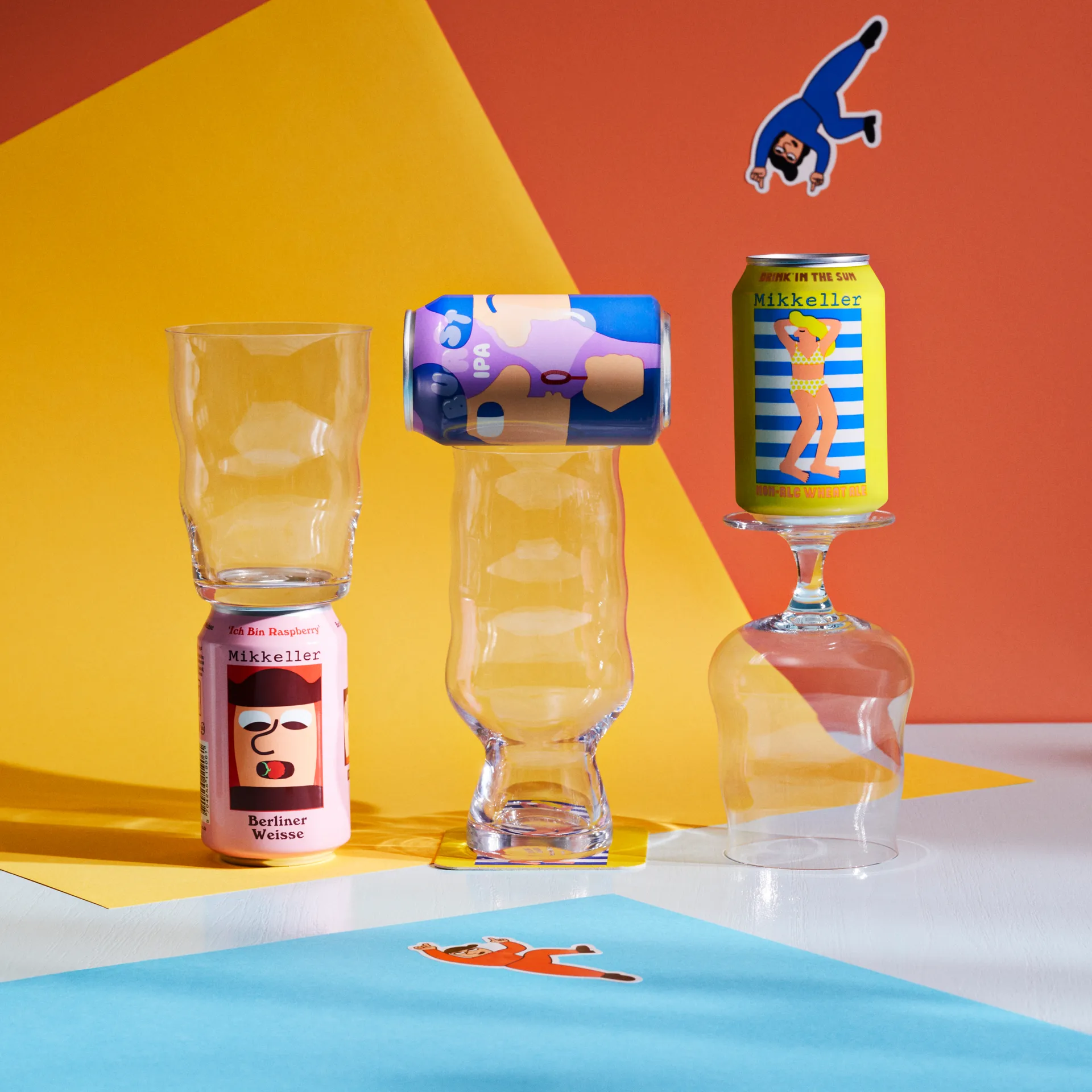 Mikkeller pint beer glass 2-pack, 40 cl Holmegaard