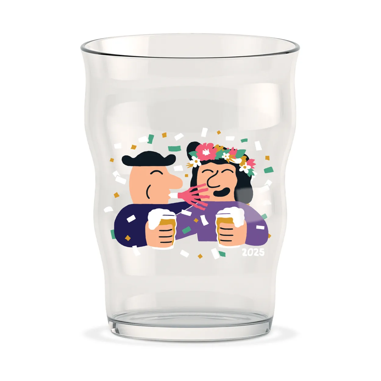 Holmegaard Mikkeller pint beer glass 40 cl 2025 | Scandinavian Design | Beer glasses | Transparent