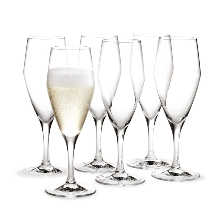 Perfection champagne glass 23 cl 6 pack - Clear - Holmegaard