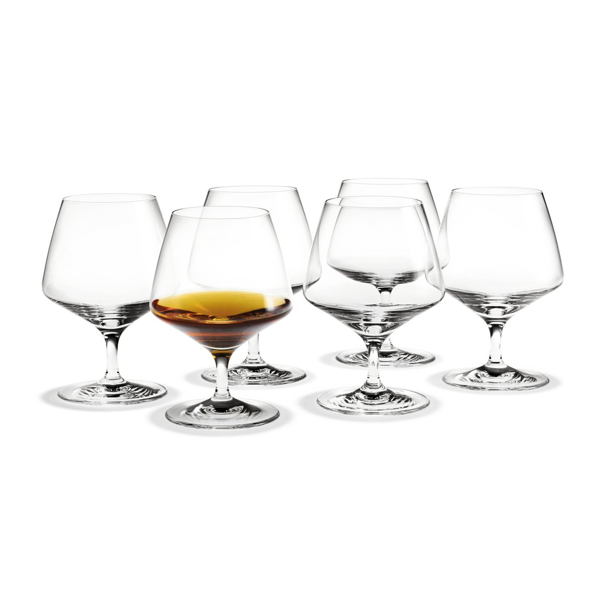 Holmegaard Perfection Cognac Coupé 36 cl 6 pack Clear