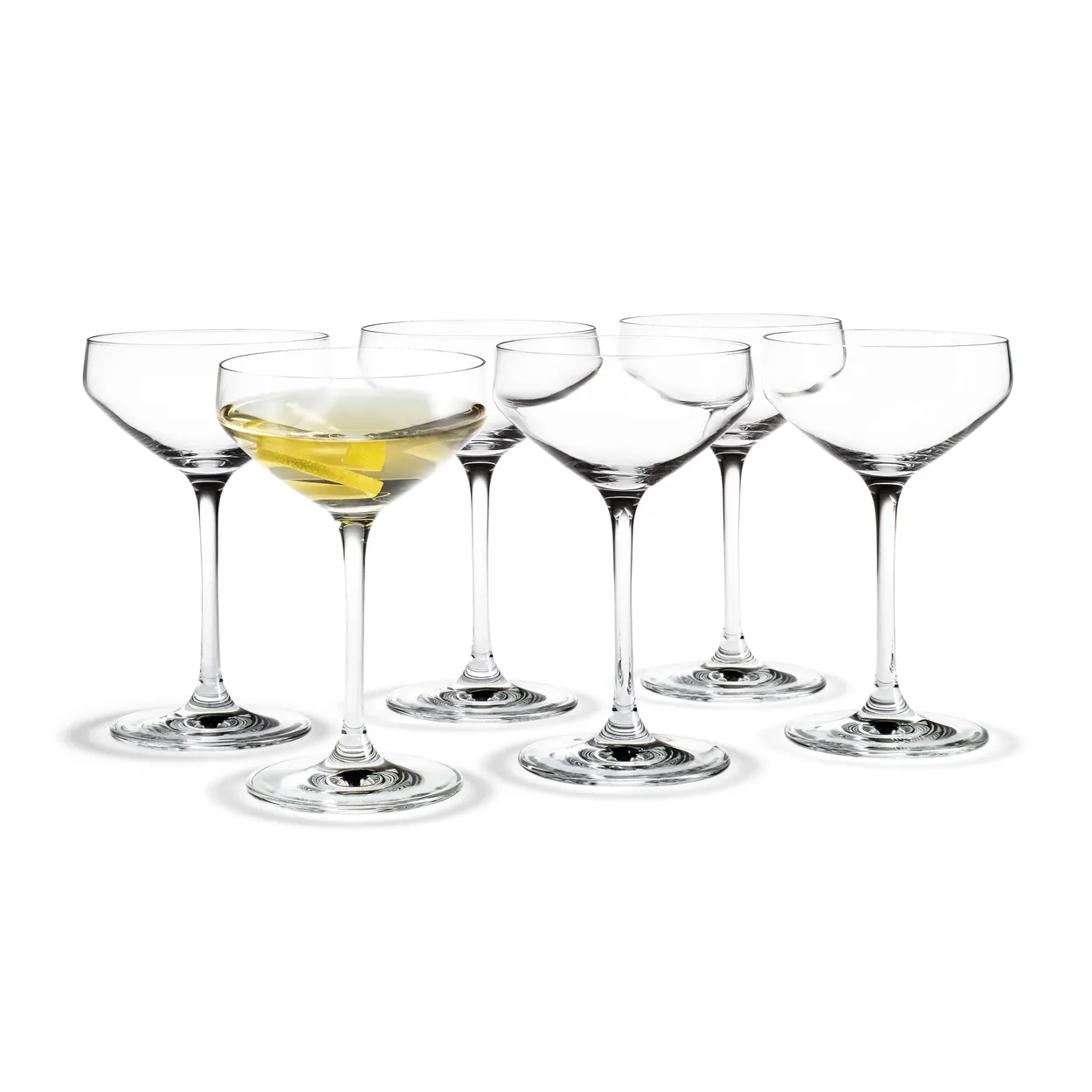 Holmegaard Perfection martini Glass 29 cl 6 pack Clear