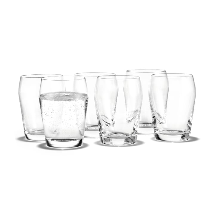 Perfection water glass clear 6 pack - 23 cl - Holmegaard