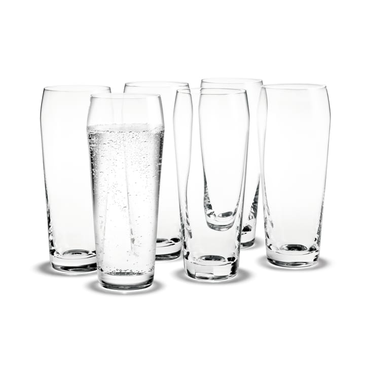 Perfection water glass clear 6 pack - 45 cl - Holmegaard