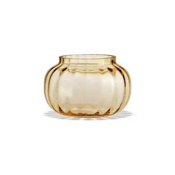 Primula lantern Ø9.5 cm - amber - Holmegaard