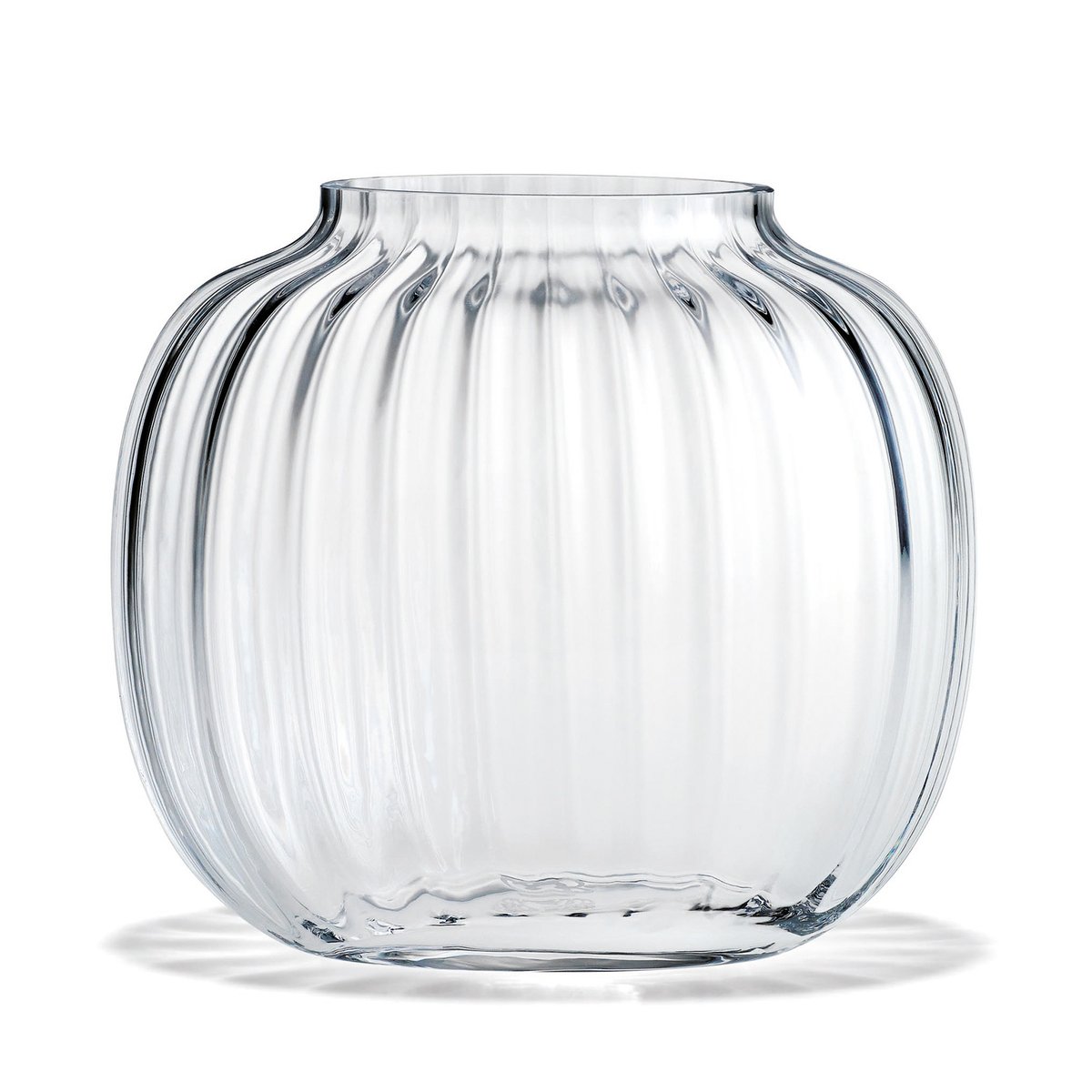 Holmegaard Primula vase oval 17.5 cm Clear | Scandinavian Design | Vases | Transparent