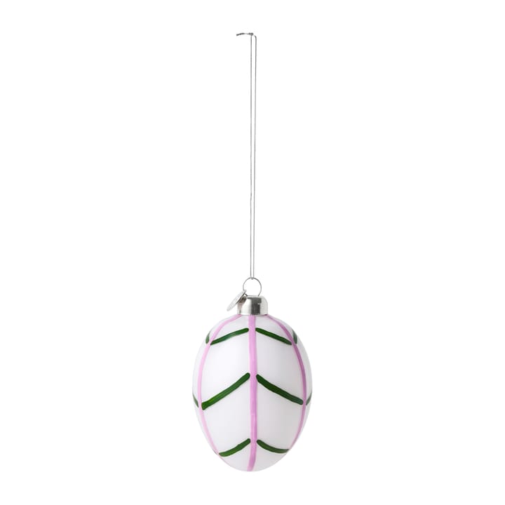 Souvenir easter hanging decoration 7.5 cm - Leaf - Holmegaard