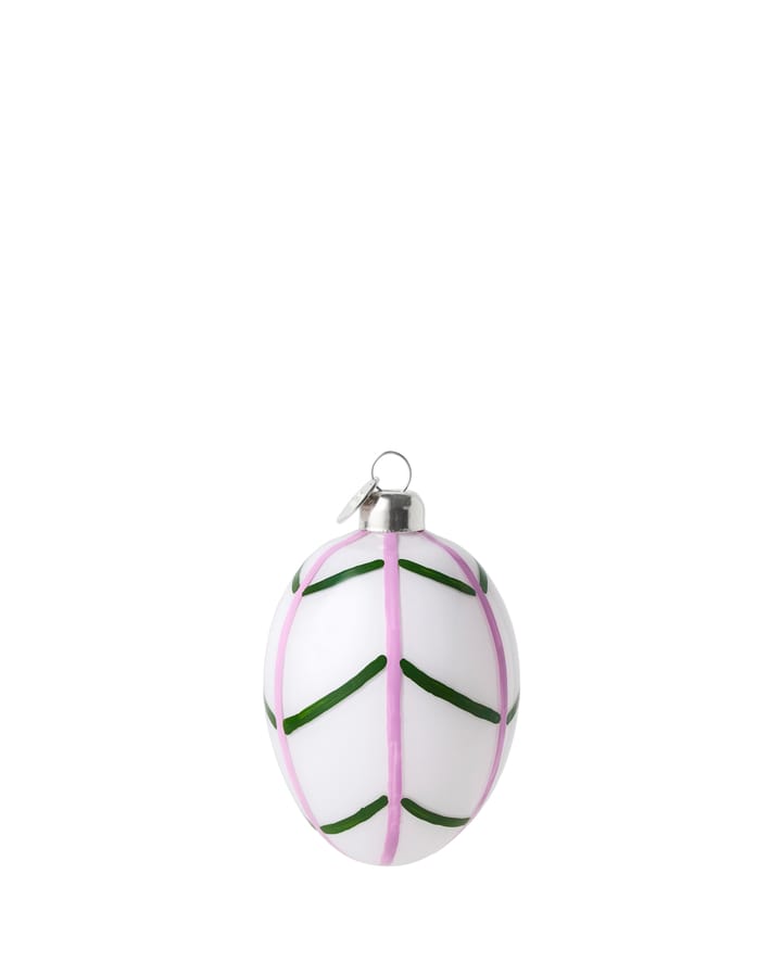 Souvenir easter hanging decoration 7.5 cm - Leaf - Holmegaard