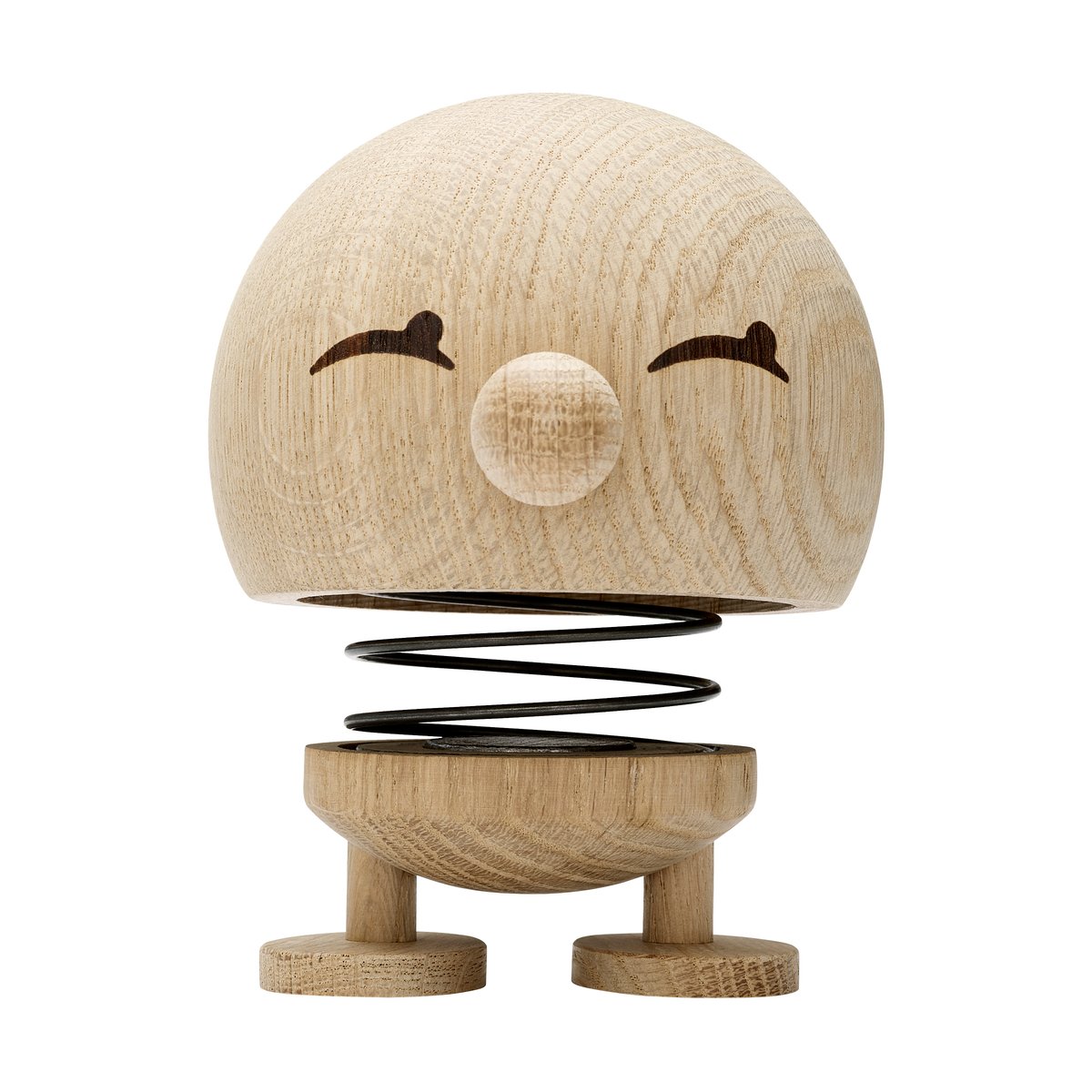 Hoptimist Bimble L figure Raw oak | Scandinavian Design | Wooden figures | Brown