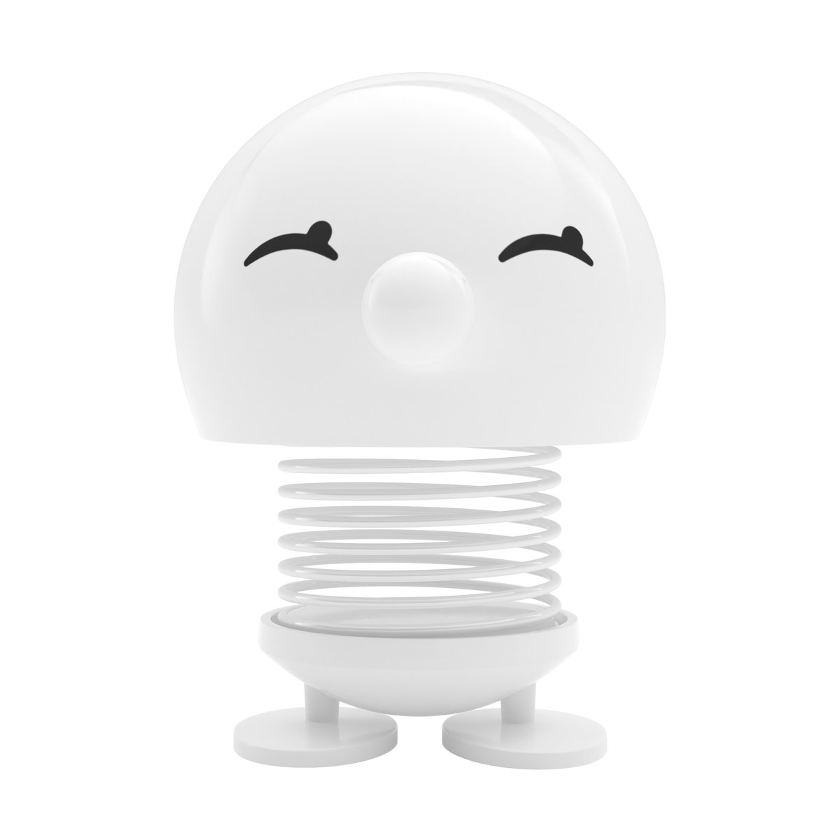 Hoptimist Bimble L figure White | Scandinavian Design | Wooden figures | White