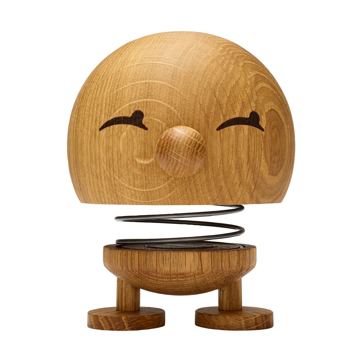 Hoptimist Bimble M figure Oak | Scandinavian Design | Wooden figures | Brown
