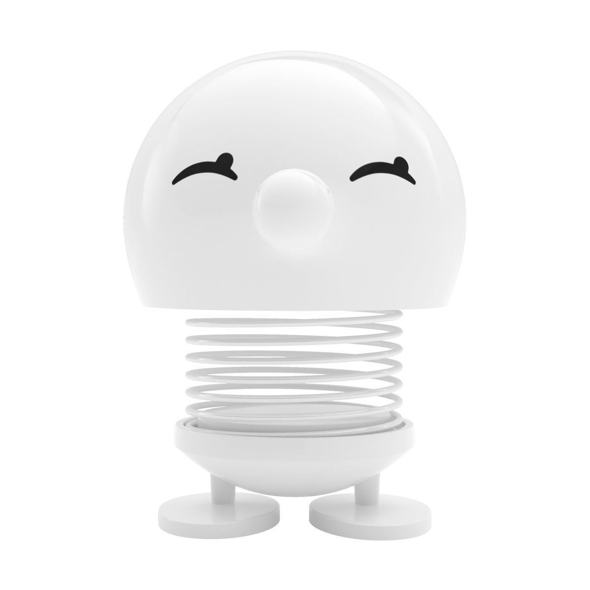 Hoptimist Bimble M figure White | Scandinavian Design | Wooden figures | White