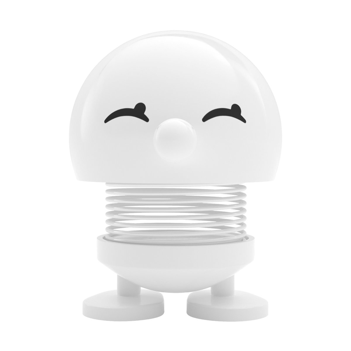 Hoptimist Bimble S figure White | Scandinavian Design | Wooden figures | White