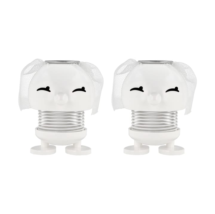 Hoptimist Bride & Bride figure 2 pieces, White Hoptimist
