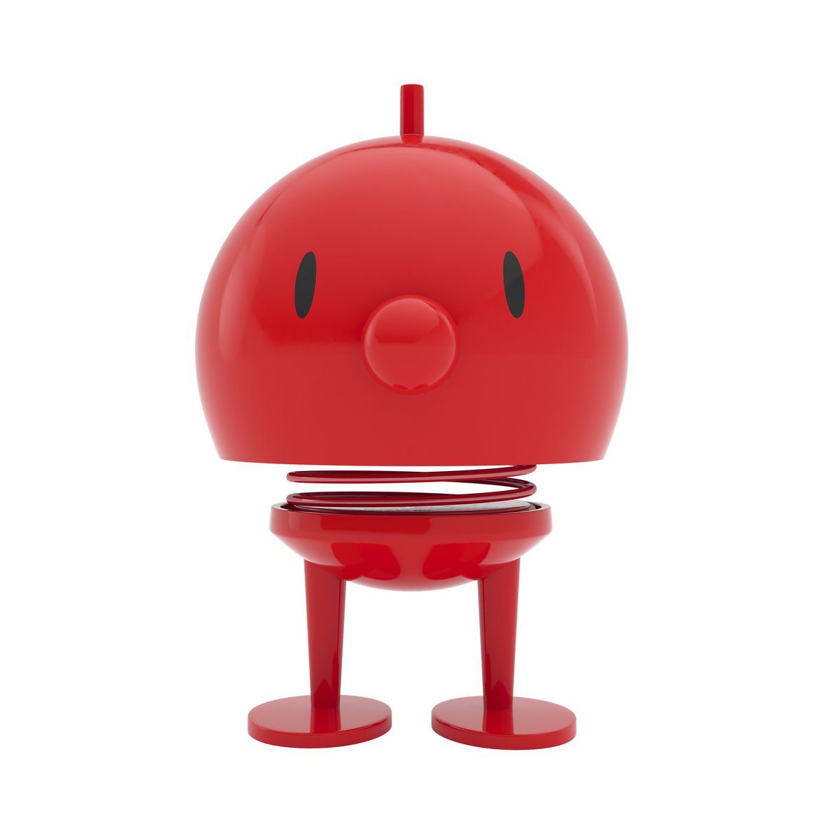 Hoptimist Bumble L figure Red | Scandinavian Design | Wooden figures | Red
