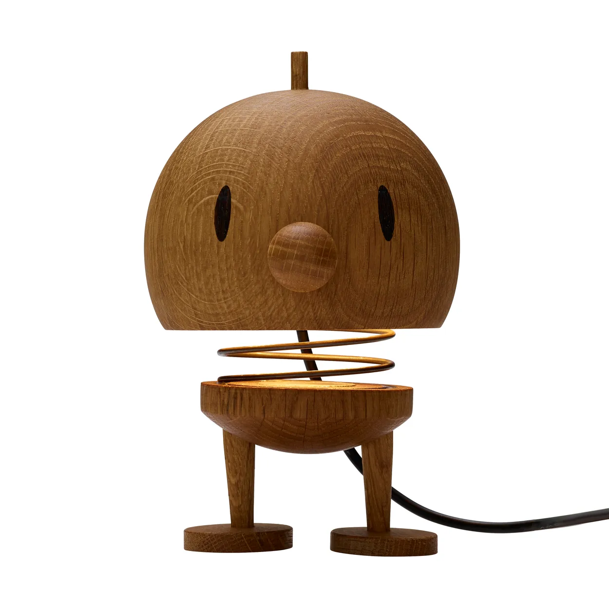 Hoptimist Bumble lamp L 15 cm Oak | Scandinavian Design | Desk & table lamps | Brown