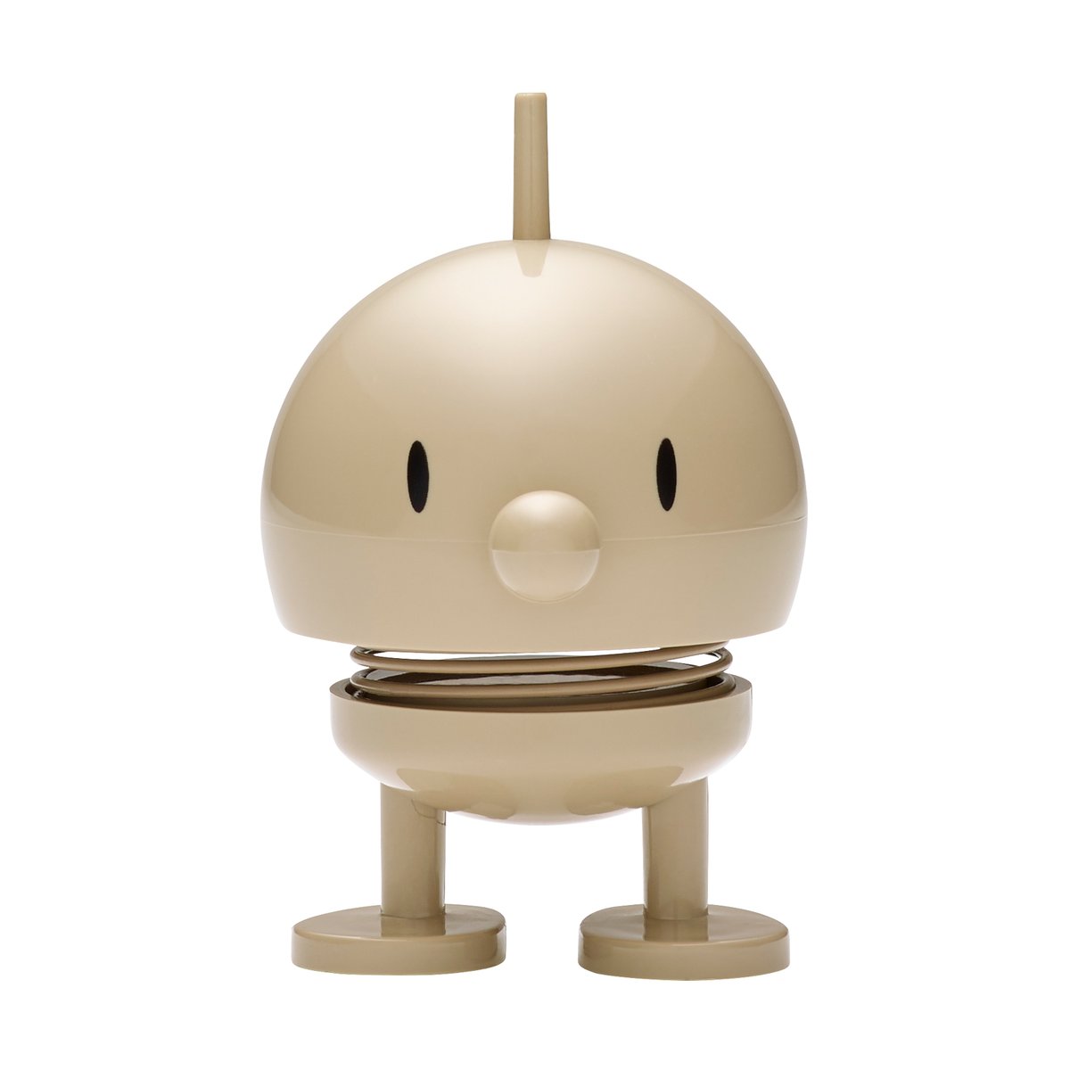 Hoptimist Bumble S figure Latte | Scandinavian Design | Wooden figures | Beige