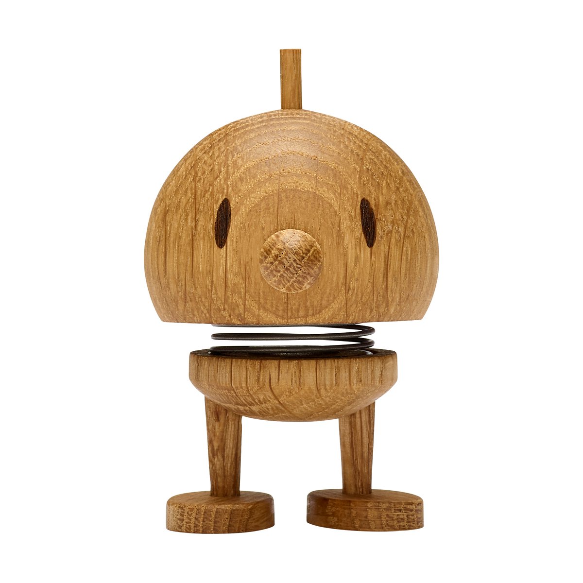Hoptimist Bumble S figure Oak | Scandinavian Design | Wooden figures | Brown