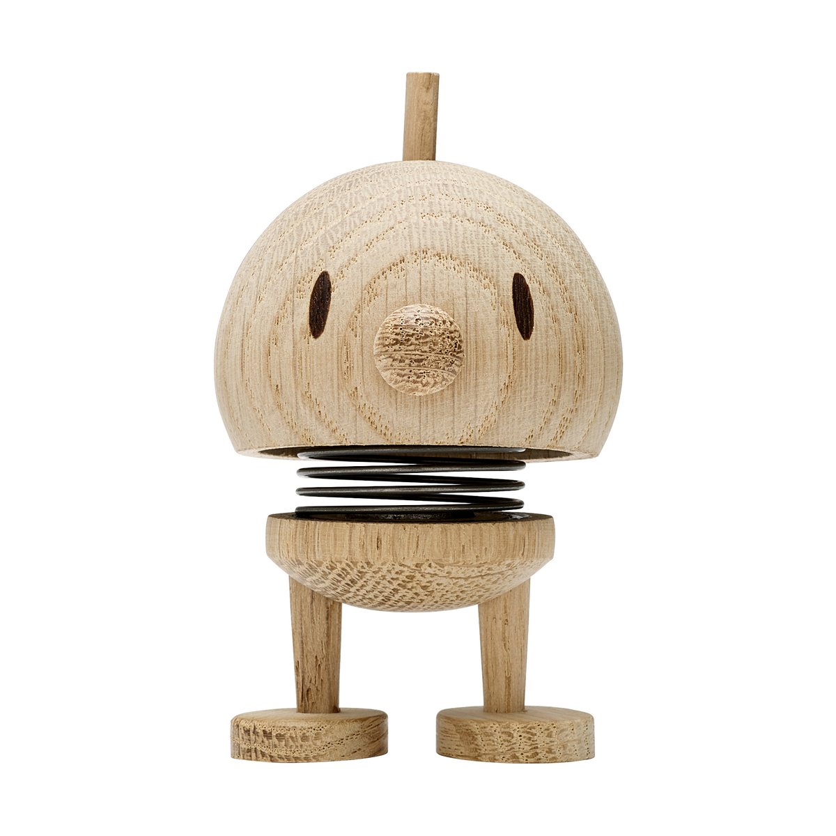 Hoptimist Bumble S figure Raw oak | Scandinavian Design | Wooden figures | Brown