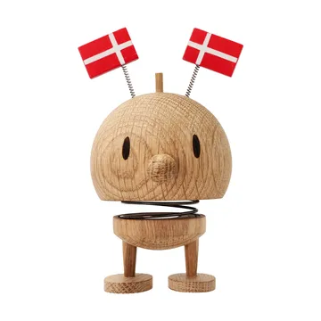 Hoptimist Celebration Bumble figurine - M, raw oak - Hoptimist