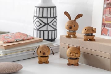 Hoptimist Dog S figure - Oak - Hoptimist