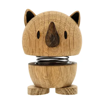 Hoptimist figure S - Rhino, oak - Hoptimist