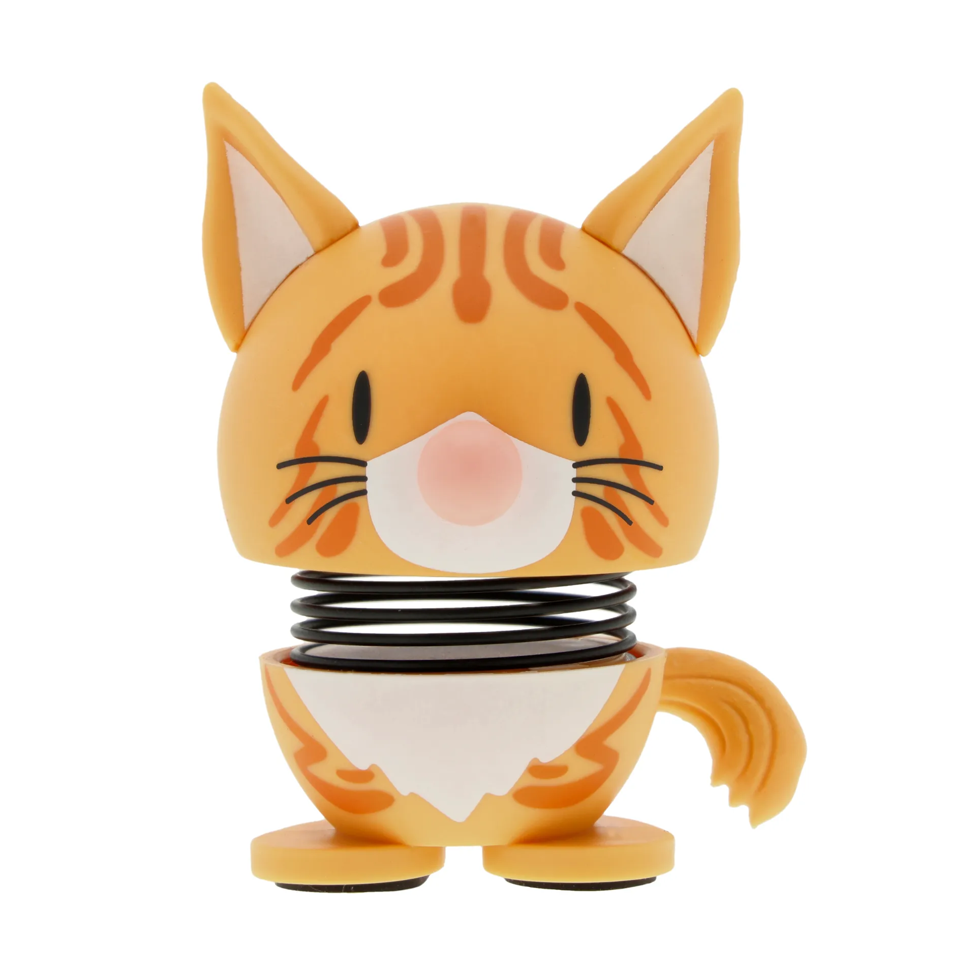 Hoptimist figure XS, Orange Tabby, orange Hoptimist