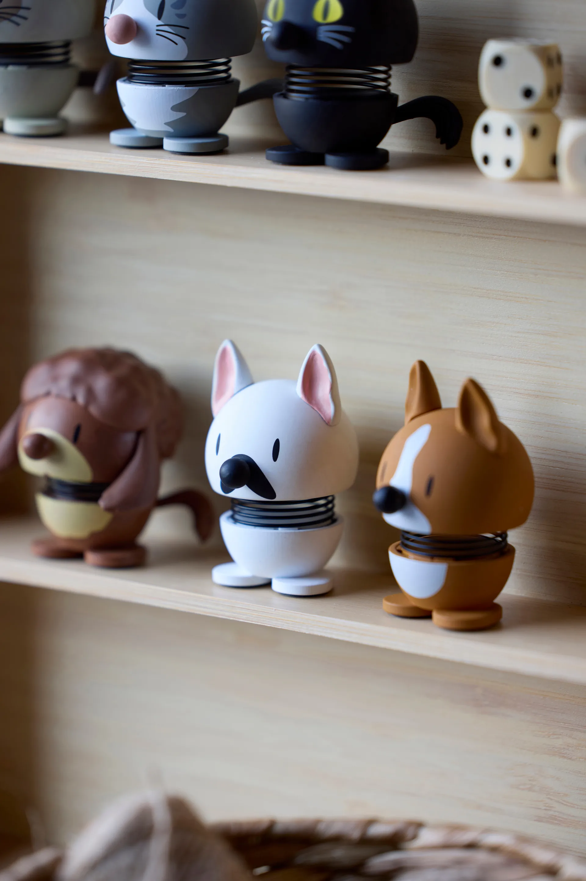 Hoptimist figure XS, Poodle, brown Hoptimist