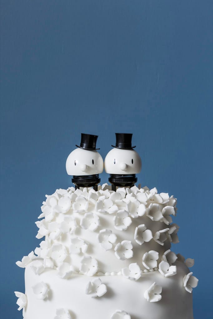 Hoptimist Groom & Groom figure 2 pieces, Black Hoptimist
