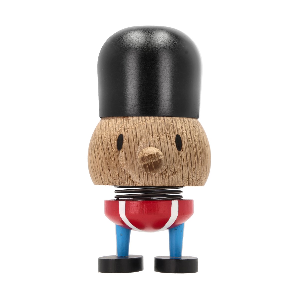 Hoptimist Guardsman Bumble S figurine Raw | Scandinavian Design | Wooden figures | Brown