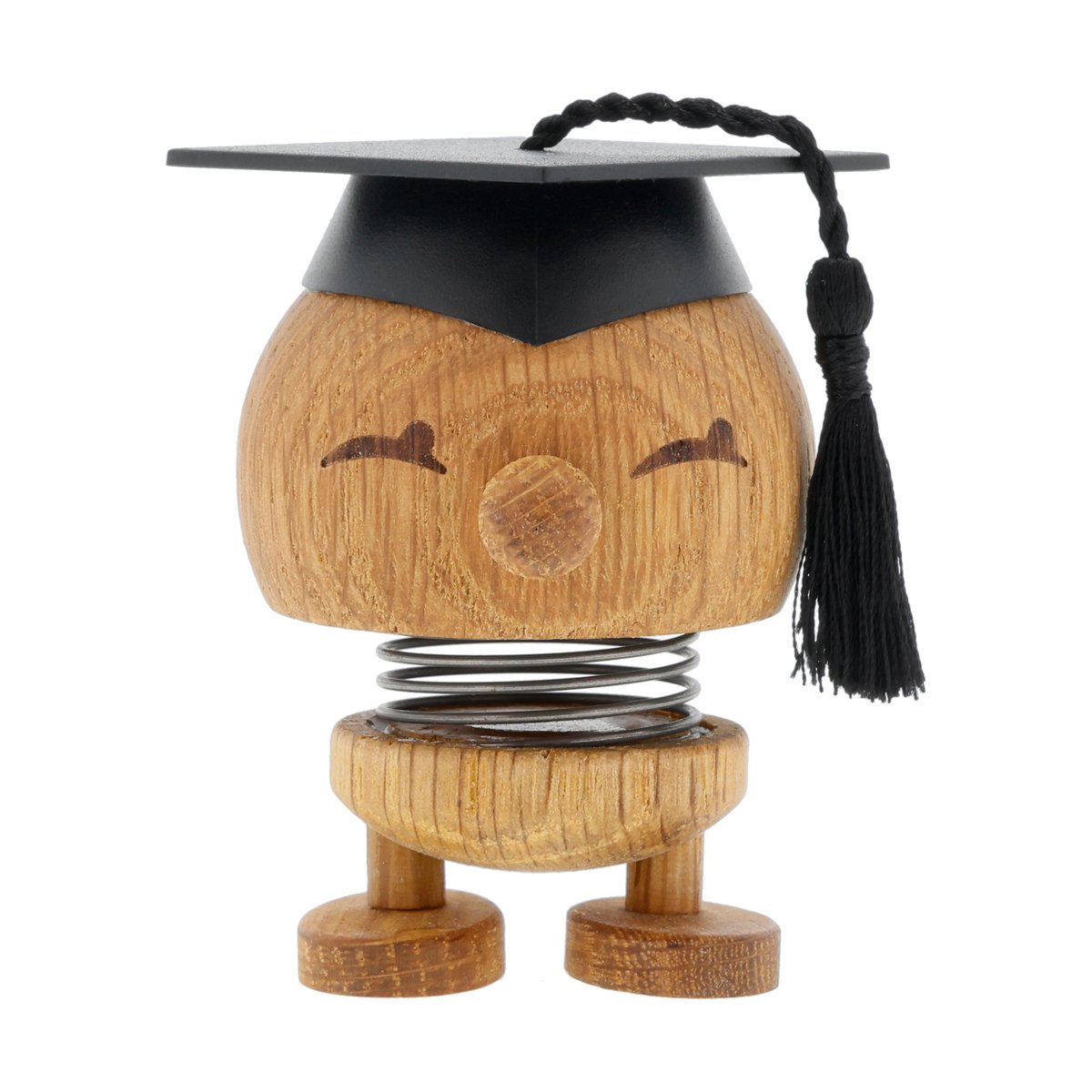Hoptimist IQ Bimble S figure Oak | Scandinavian Design | Wooden figures | Brown