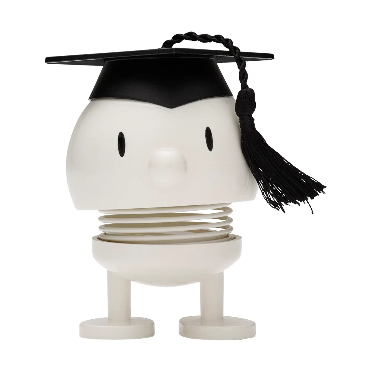 Hoptimist IQ Bumble S figure White | Scandinavian Design | Wooden figures | White