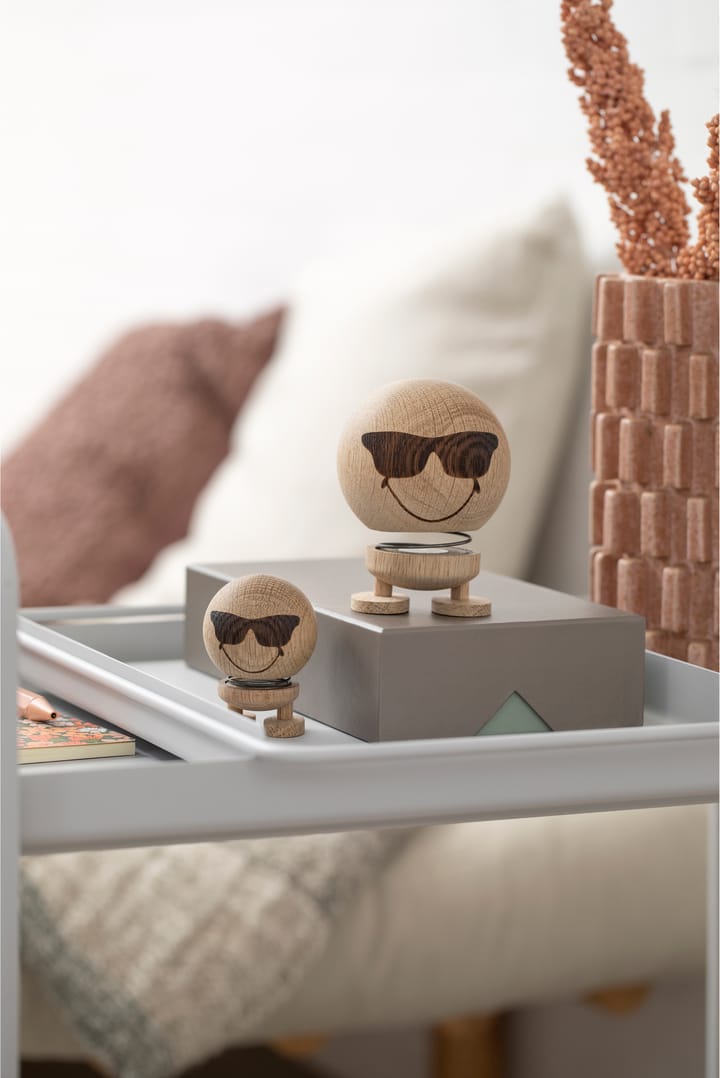 Hoptimist Smiley Cool S figure, Raw oak Hoptimist
