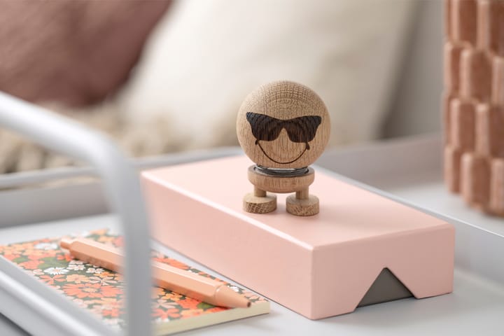 Hoptimist Smiley Cool S figure, Raw oak Hoptimist