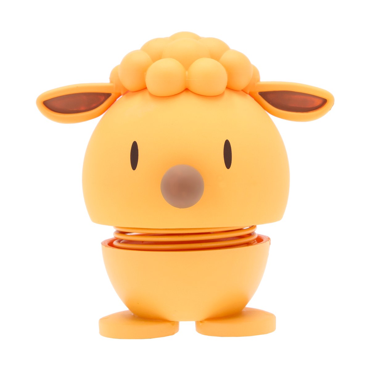 Hoptimist Soft Lambert S figure Mimosa | Scandinavian Design | Wooden figures | Yellow