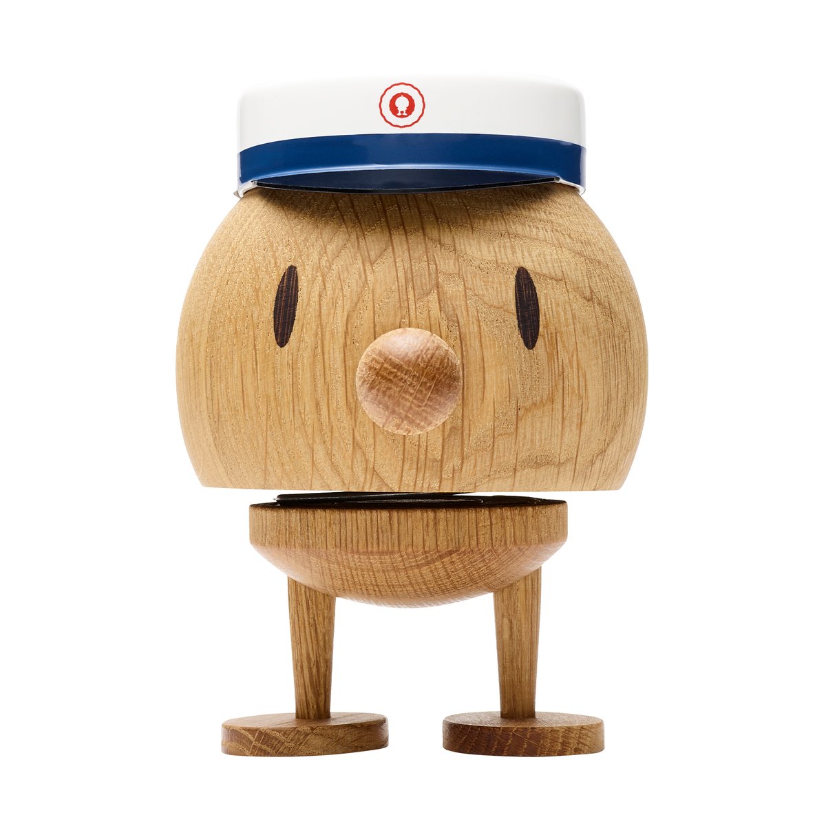 Hoptimist Student Bumble M figure Oak | Scandinavian Design | Wooden figures | Brown